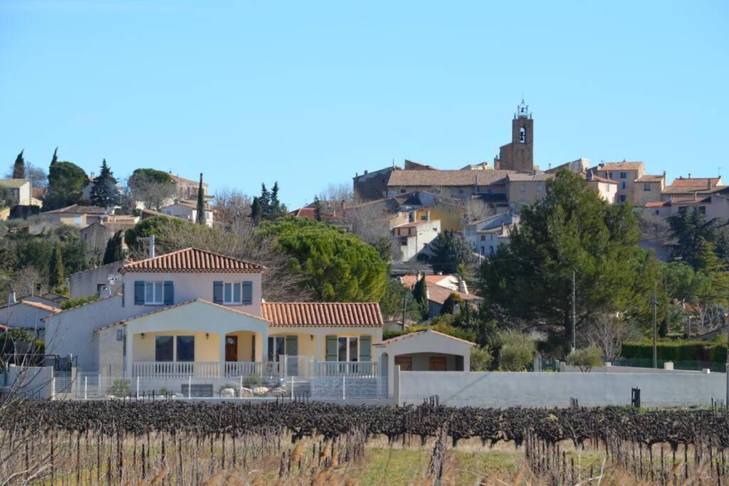 Ferienwohnung Vue Sainte Victoire, Proche Aix-En-Provence Pourrieres Exterior foto